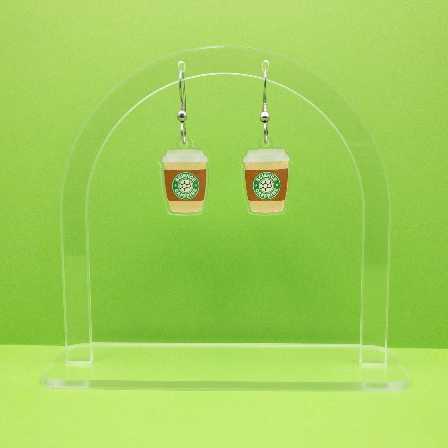 Caffeine in a Cup Earrings