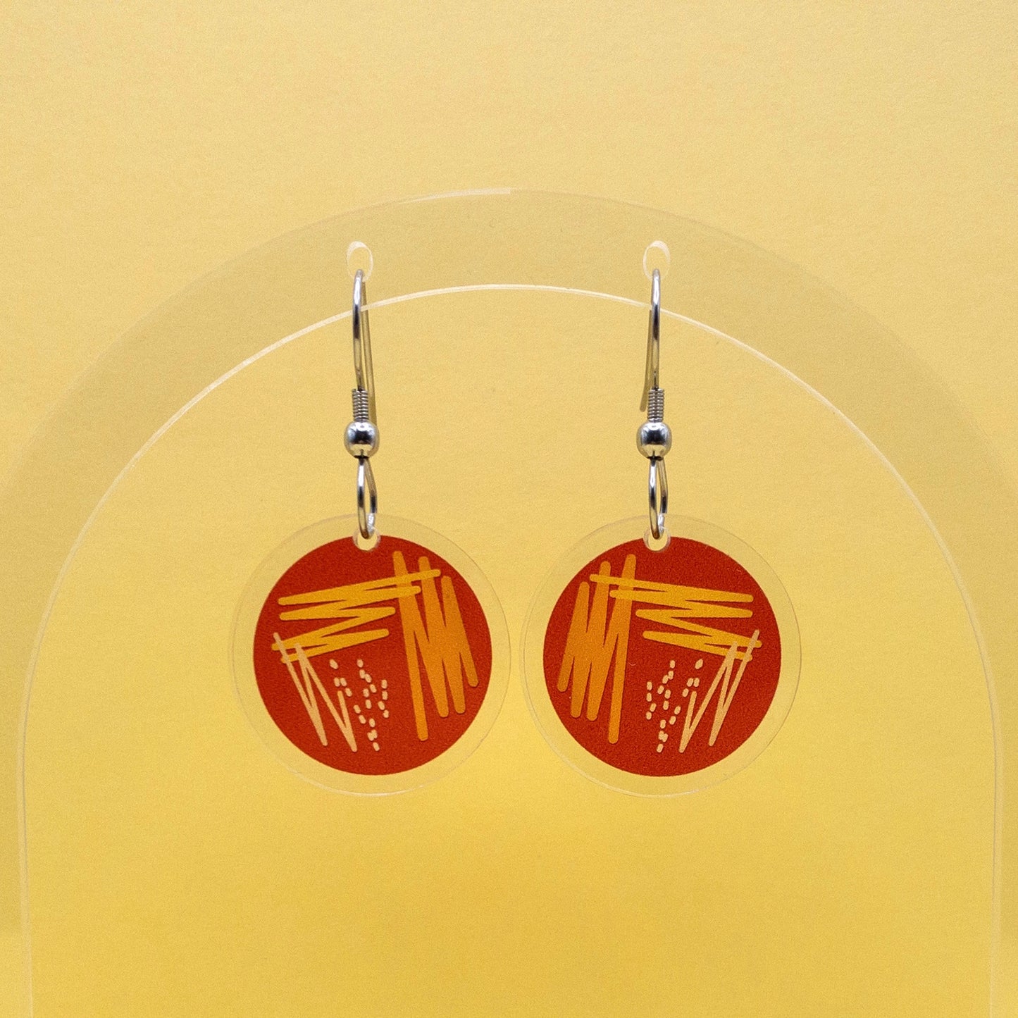 Petri Dish Earrings