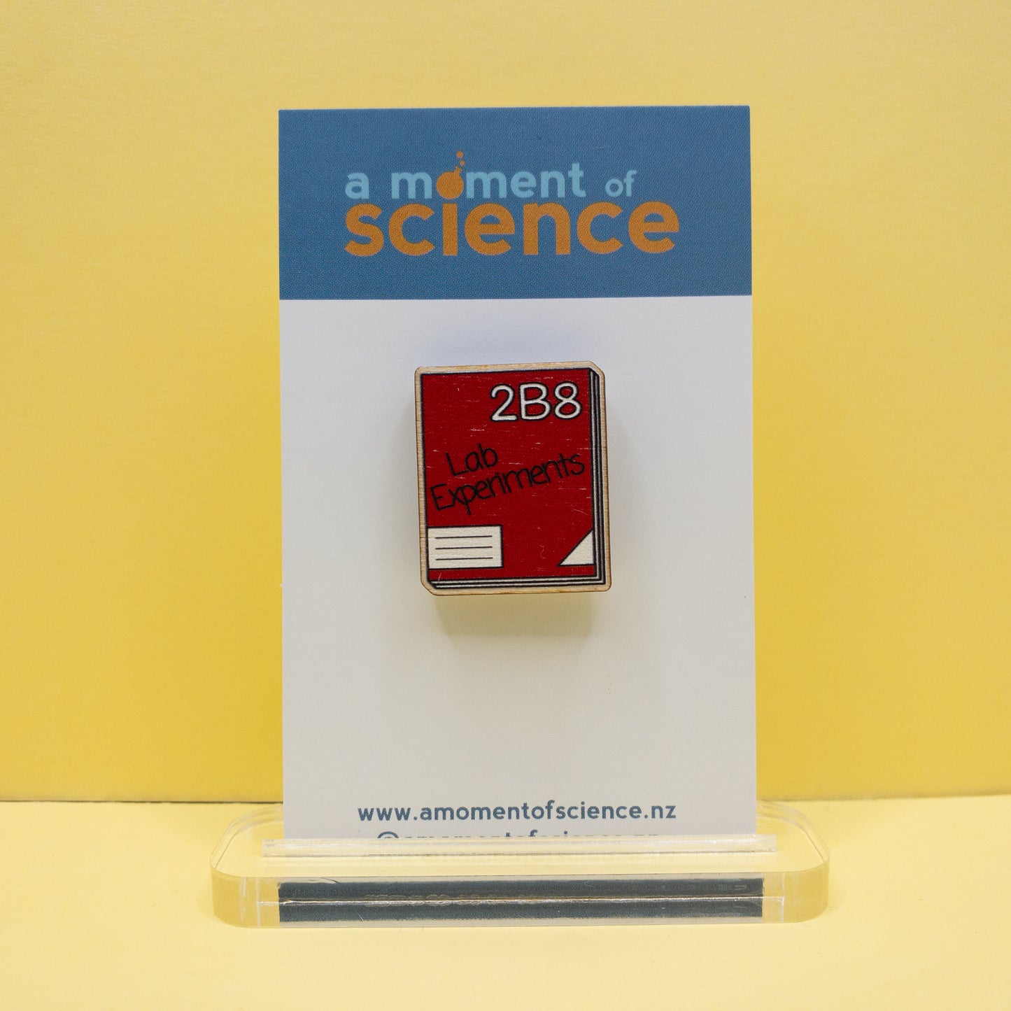 Lab Book of Experiments Wooden Pin