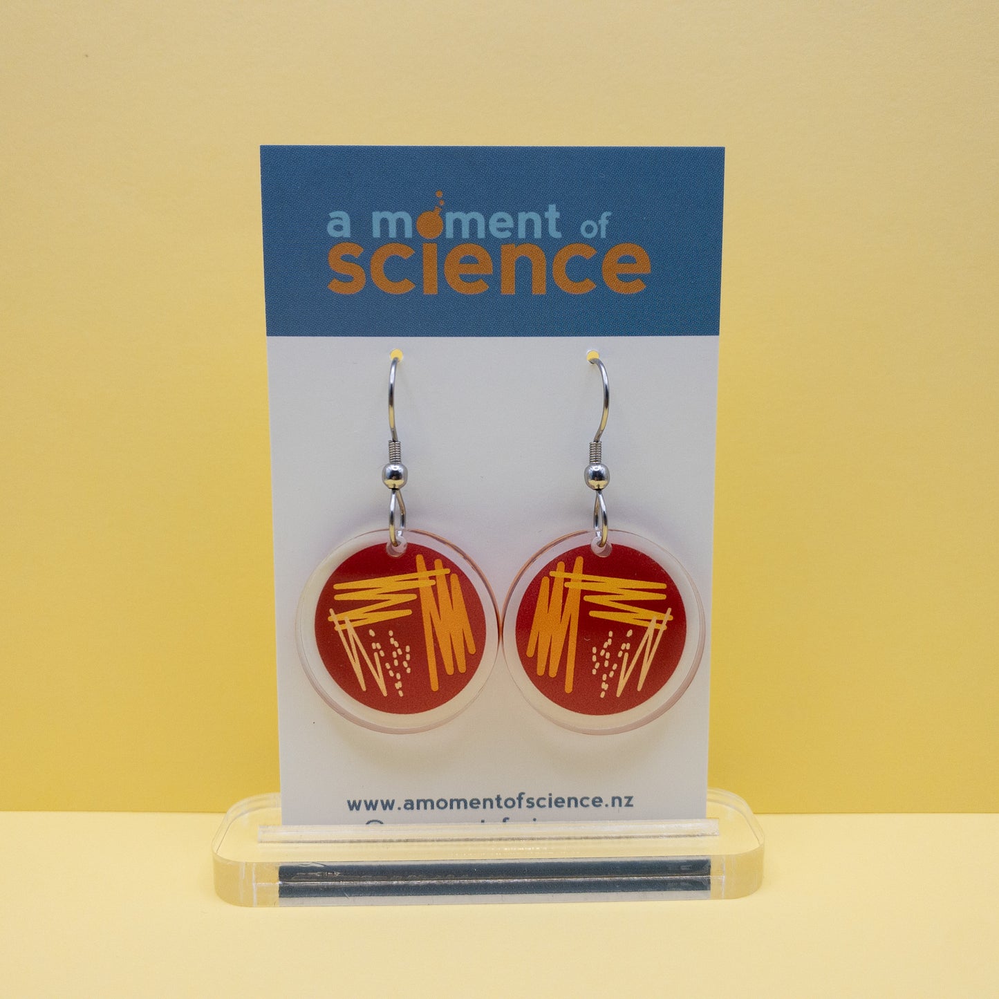 Petri Dish Earrings