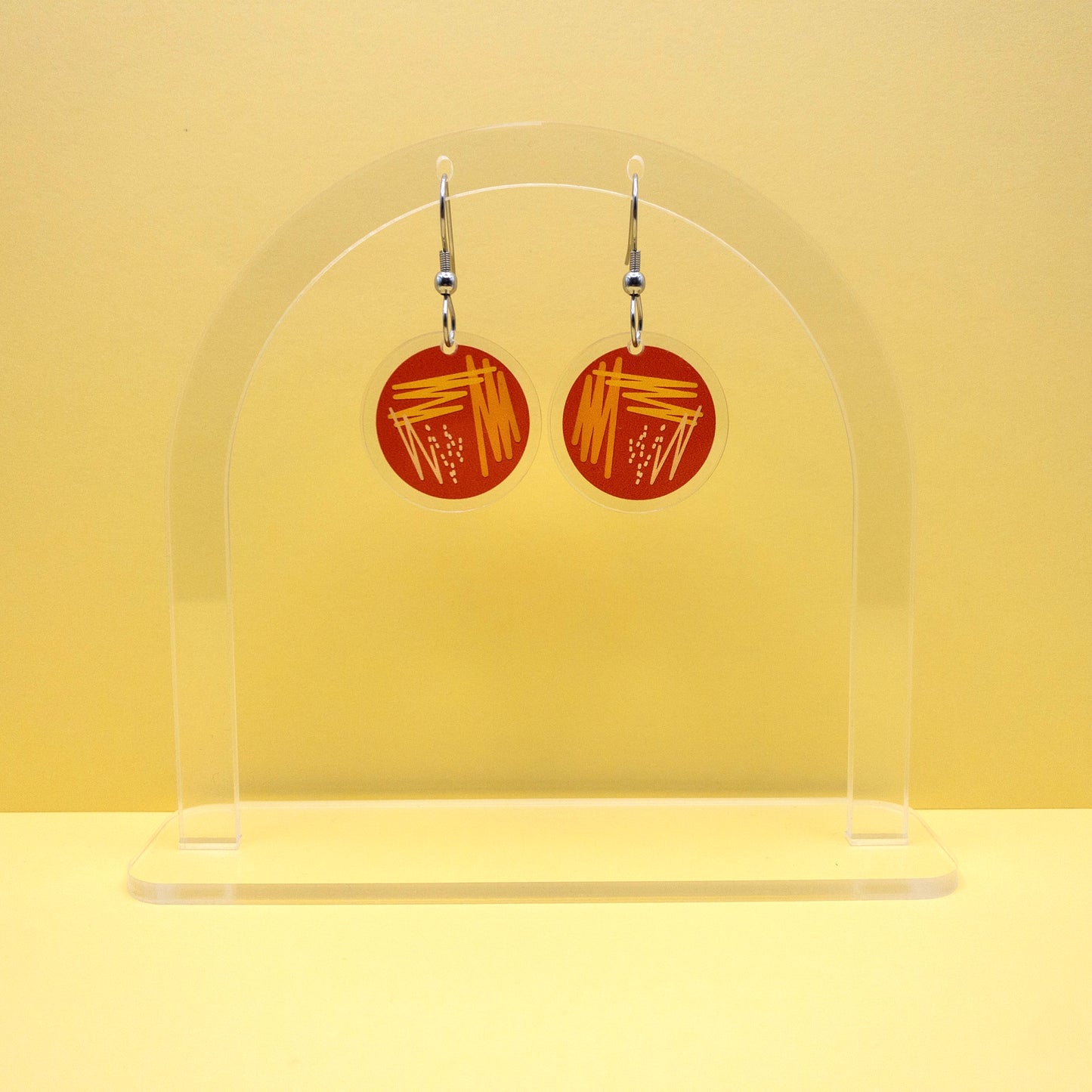 Petri Dish Earrings