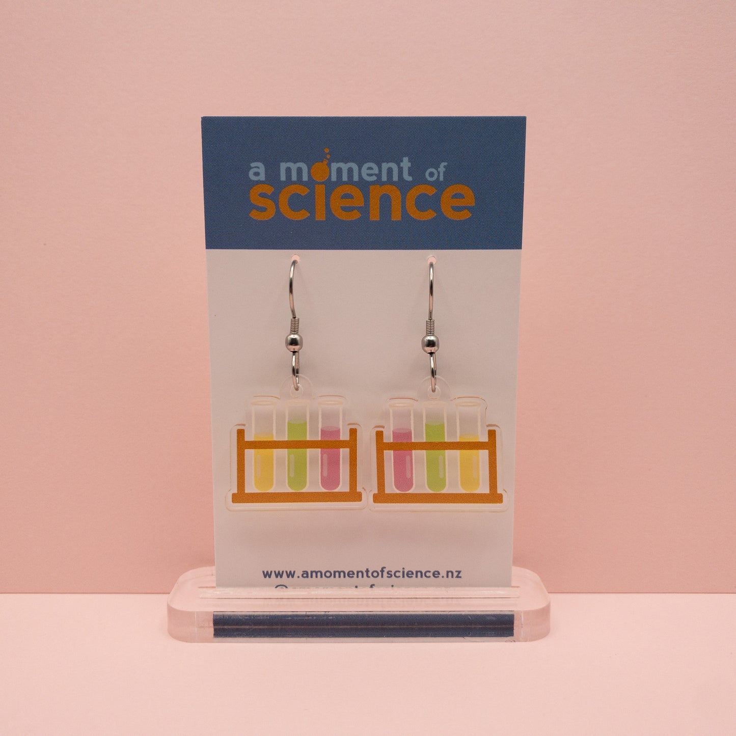 Test Tube Rack Earrings