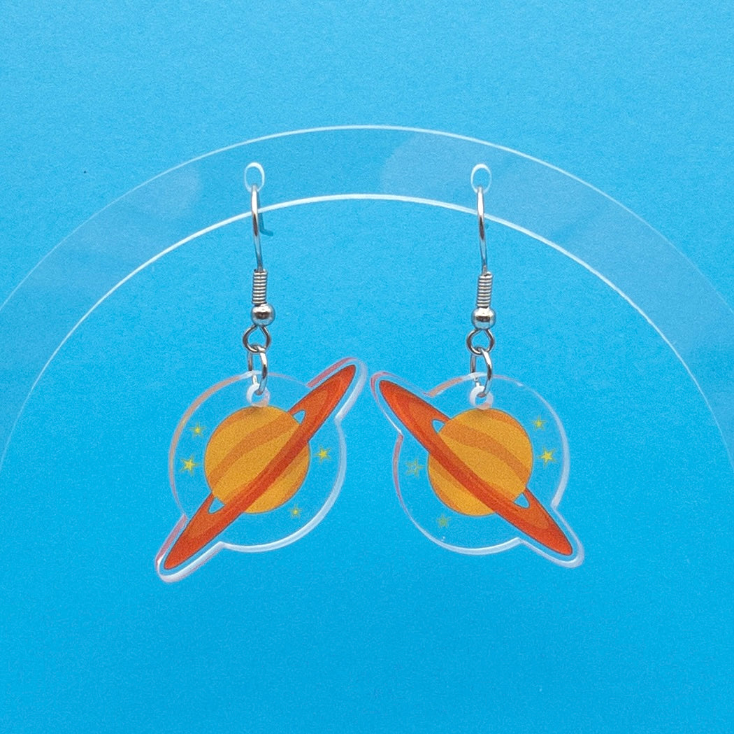 SECONDS Saturn Earrings