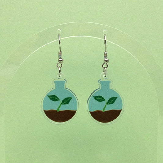 Plant in a Flask Earrings