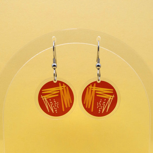 Petri Dish Earrings