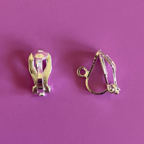 Pair of Clip-on Earring Findings