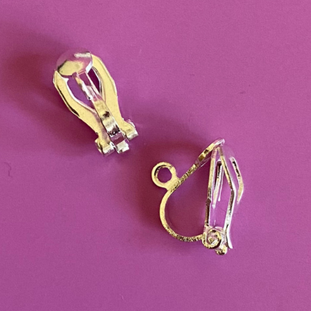 Pair of Clip-on Earring Findings