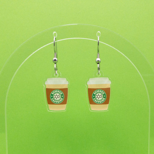 Caffeine in a Cup Earrings