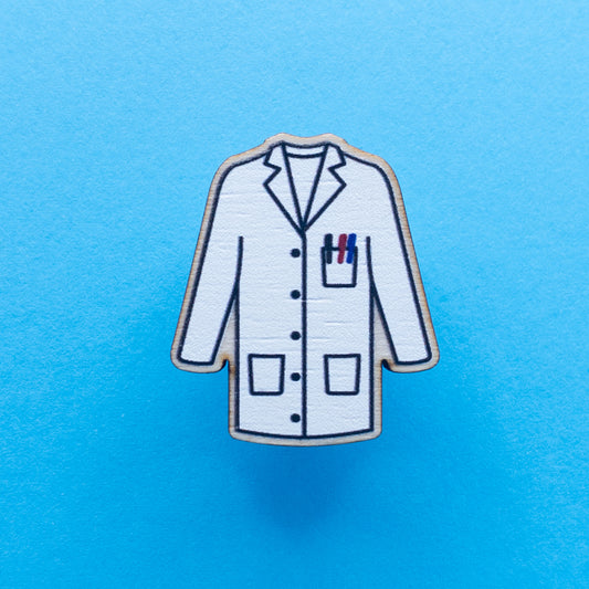 Labcoat_Wooden_Pin