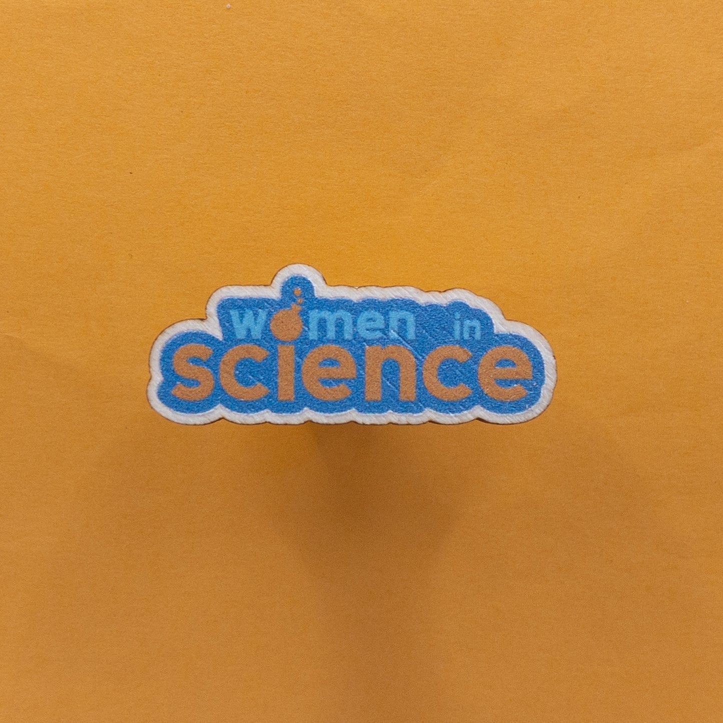 Women in Science Wooden Pin