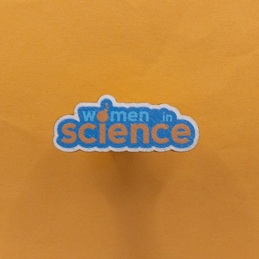 Women in Science Wooden Pin